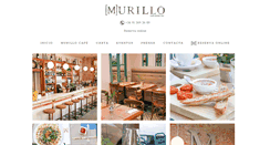 Desktop Screenshot of murillocafe.com